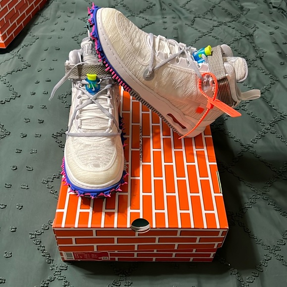 Nike Air Force 1 Mid X Off White Colab. NWT Size 11(white) - Picture 1 of 13